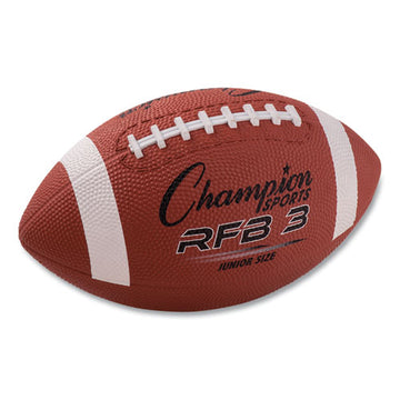 Champion Sports Rubber Sports Ball, For Football, Junior Size, Brown freeshipping - TVN Wholesale